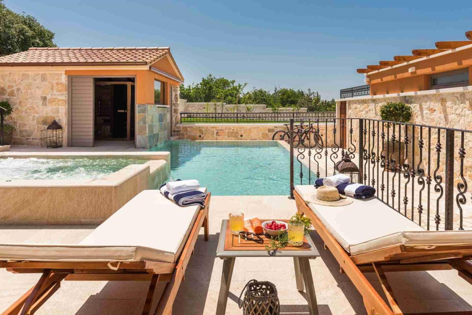 Luxury Villa Finessa Skradin 2 With Heated Pool, Jacuzzi And Sauna Exteriér fotografie